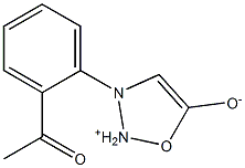 3-[2-Acetylphenyl]-1,2,3-oxadiazole -ium-5-olate Struktur