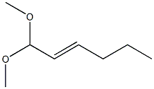 2-Hexene-1-al dimethyl acetal Struktur