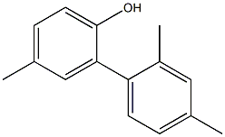 4-Methyl-2-(2,4-dimethylphenyl)phenol Struktur