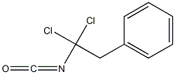 1,1-Dichloro-2-phenylethyl isocyanate Struktur