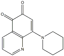 8-(Piperidin-1-yl)quinoline-5,6-dione Struktur