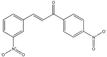 3,4'-Dinitro-trans-chalcone Struktur