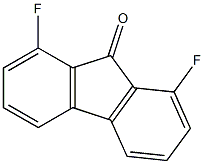 1,8-Difluoro-9H-fluoren-9-one Struktur