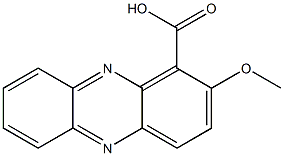 2-Methoxy-1-phenazinecarboxylic acid Struktur