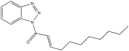 1-(2-Undecenoyl)-1H-benzotriazole Struktur