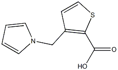 3-[(1H-Pyrrol-1-yl)methyl]thiophene-2-carboxylic acid Struktur