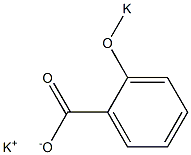 o-(Potassiooxy)benzoic acid potassium salt Struktur