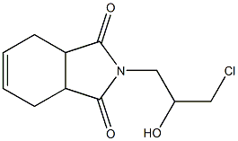 N-(3-Chloro-2-hydroxypropyl)-1,2,3,6-tetrahydrophthalimide Struktur