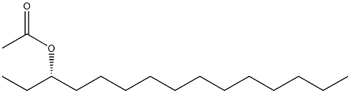 [S,(-)]-3-Pentadecanol acetate Struktur