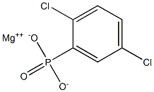 2,5-Dichlorophenylphosphonic acid magnesium salt Struktur