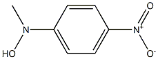 N-Methyl-N-(4-nitrophenyl)hydroxylamine Struktur