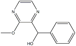 (3-Methoxy-2-pyrazinyl)phenylmethanol Struktur