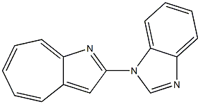 2-(1H-Benzimidazol-1-yl)cyclohepta[b]pyrrole Struktur