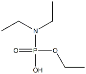 N,N-Diethylamidophosphoric acid hydrogen ethyl ester Struktur