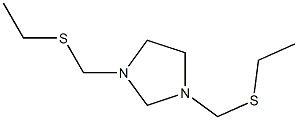 1,3-Bis[(ethylthio)methyl]imidazolidine Struktur