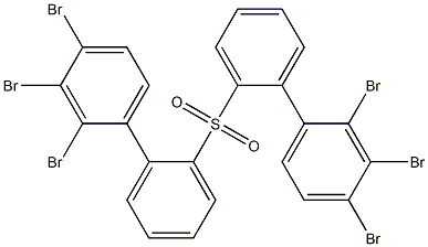 2,3,4-Tribromophenylphenyl sulfone Struktur