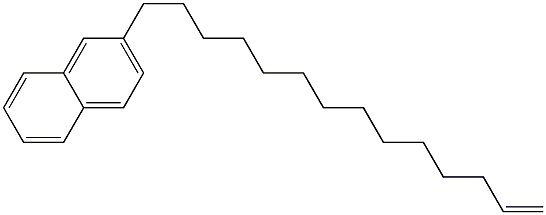 2-(13-Tetradecenyl)naphthalene Struktur