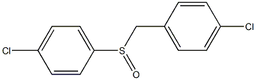 4-Chlorophenyl 4-chlorobenzyl sulfoxide Struktur