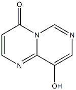 9-Hydroxy-4H-pyrimido[1,6-a]pyrimidin-4-one Struktur