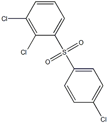 2,3-Dichlorophenyl 4-chlorophenyl sulfone Struktur