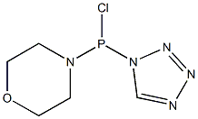 Morpholino(1H-tetrazol-1-yl)chlorophosphine Struktur