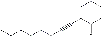 2-(1-Octynyl)cyclohexanone Struktur