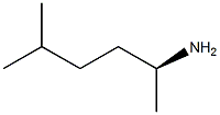 [S,(+)]-1,4-Dimethyl-1-pentanamine Struktur