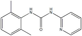 1-[(2,6-Dimethylphenyl)]-3-(pyridin-2-yl)urea Struktur