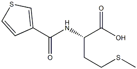 (S)-2-(3-Thienylcarbonylamino)-4-(methylthio)butanoic acid Struktur