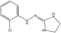 2-Imidazolidinone (2-chlorophenyl)hydrazone Struktur