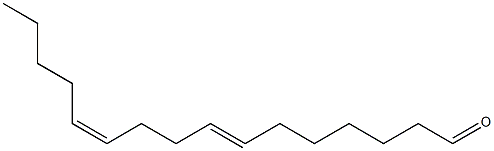 (7E,11Z)-7,11-Hexadecadienal Struktur