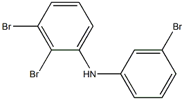 2,3-Dibromophenyl 3-bromophenylamine Struktur