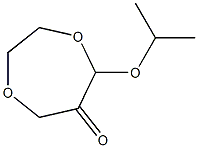 5-Isopropoxy-1,4-dioxepan-6-one Struktur