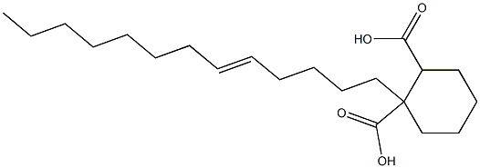 Cyclohexane-1,2-dicarboxylic acid hydrogen 1-(5-tridecenyl) ester Struktur