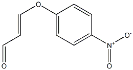 3-(p-Nitrophenoxy)acrylaldehyde Struktur