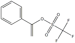 1-(Trifluoromethylsulfonyloxy)-1-phenylethene Struktur