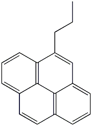 4-Propylpyrene Struktur