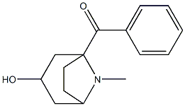 Benzoyltropine Struktur