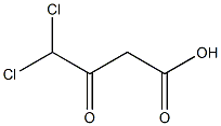 Dichloroacetylacetic acid Struktur