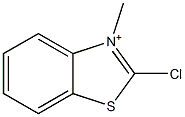 2-Chloro-3-methylbenzothiazol-3-ium Struktur