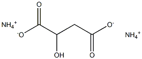 Ammonium L-hydrogenmalate Struktur