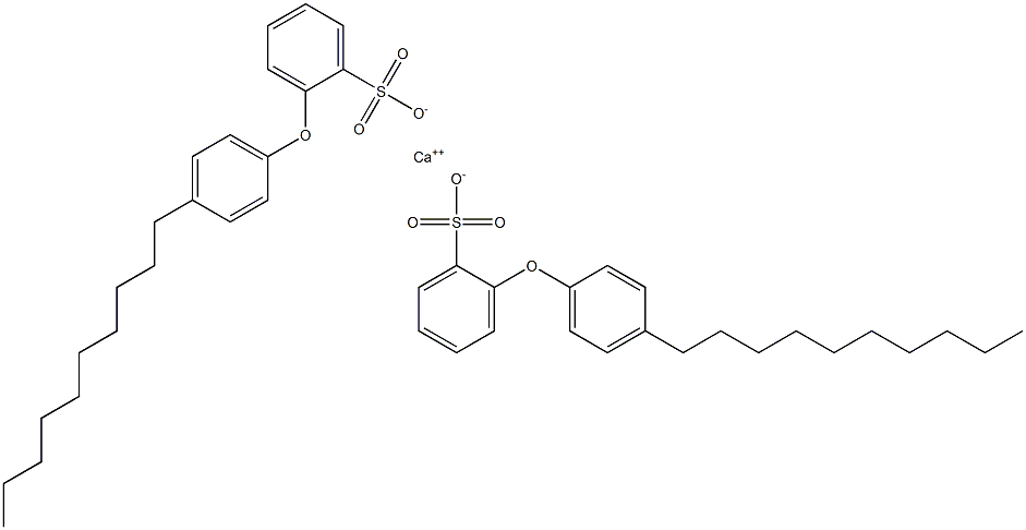 Bis[2-(4-decylphenoxy)benzenesulfonic acid]calcium salt Struktur