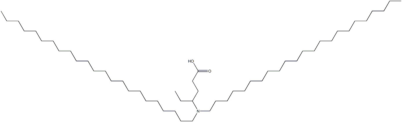 4-(Ditricosylamino)hexanoic acid Struktur