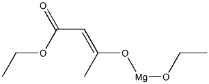 Ethoxy[2-(ethoxycarbonyl)-1-methylvinyloxy]magnesium Struktur