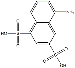 5-Amino-1,3-naphthalenedisulfonic acid Struktur