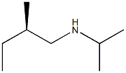 [R,(-)]-N-Isopropyl-2-methyl-1-butanamine Struktur