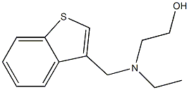 3-[[N-Ethyl-N-(2-hydroxyethyl)amino]methyl]benzo[b]thiophene Struktur