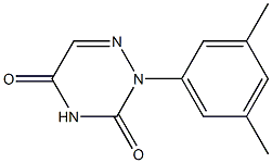 2-[3,5-Dimethylphenyl]-1,2,4-triazine-3,5(2H,4H)-dione Struktur