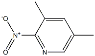 3,5-Dimethyl-2-nitropyridine Struktur