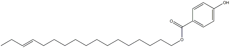 4-Hydroxybenzoic acid 14-heptadecenyl ester Struktur